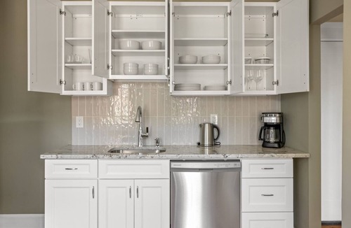 Cleveland Circle Apartment | Bright Brighton 1BR near T & Shops, by Blueground