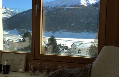 Zuoz Apartment | Bright, chic apartment with stunning views in the Inn Valley and mountains