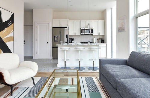 Hoboken Apartment | Bright Cozy Loft | Walk to PATH Shops + Dining