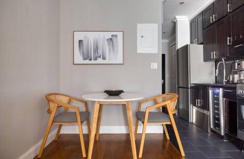 Rose Hill Apartment | Bright Kips Bay 1BR w/Backyard, nr Park & Train, by Blueground