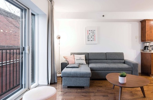 Hochelaga Apartment | Bright Loft HoMa 308 with Private Rooftop & AC