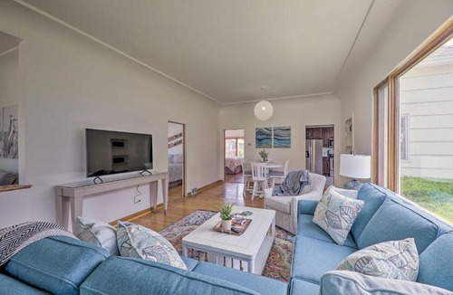 Ludington House | Bright Ludington Home 3 Blocks to the Beach!