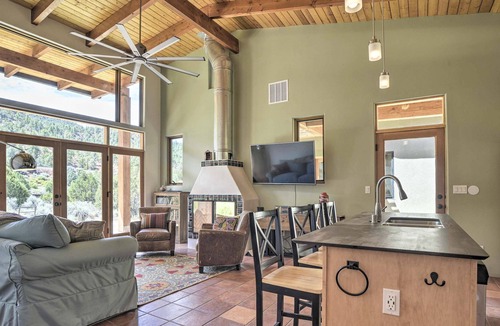 Canoncito Cottage | Bright & Modern Desert Home 17 Mi to Santa Fe
