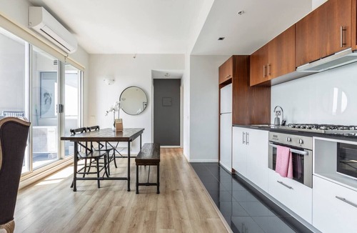 Coburg Apartment | Bright Open Plan Living with Stunning City Views