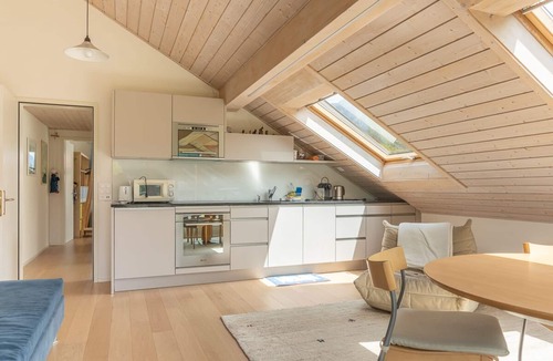 Interlaken Apartment | Bright penthouse with charm