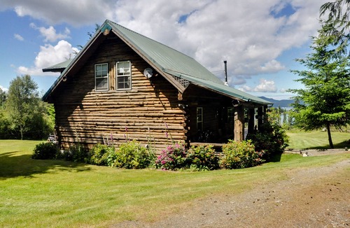 Lopez Island House | Bright, Rustic Cabin with Breathtaking Bay & Mountain Views