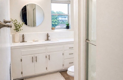 Studio City Apartment | Bright Studio City apartment with dedicated workspace