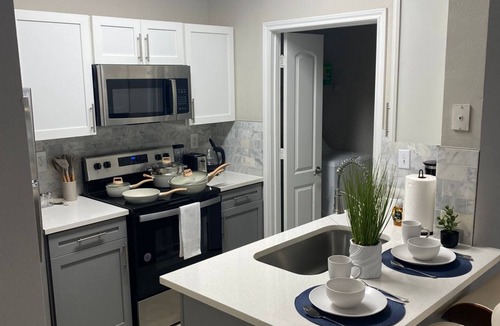 Alden Bridge Apartment | Bright & Stylish 1BR Minutes to The Woodlands