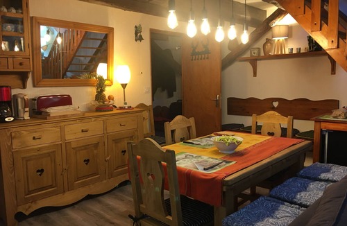 Barcelonnette Apartment | Bright through-apartment for 5 people