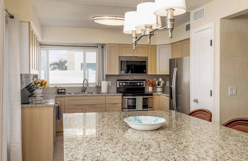 Redington Beach House | Bright Waterfront Home with Dock + Beach Close By