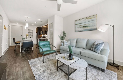 Frisco Square Apartment | BrightHaven Frisco - 1BR+ EV Parking near The Star