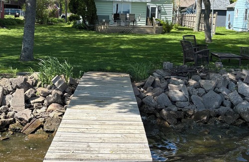 Fox Crossing Cottage | Brighton Beach Cottage on Lake Winnebago. Sandy bottom of the lake!
