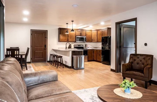 Brillion Apartment | Brillion 2‑Bedroom Suite w/Full Kitchen Near Ariens - Unit # 3