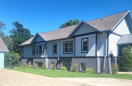 Arnolds Park House | Bring ALL of your family and friends to stay at the Central Stay Cation in Arnolds Park!