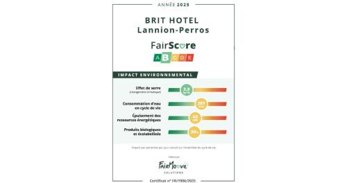 Lannion Hotel | BRIT HOTEL Lannion Perros-Guirec