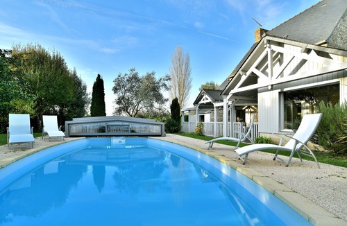 Saint-Jouan-des-Guerets House | Brug Roz - Avec piscine privée chauffée