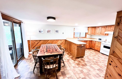 Schroon Lake Apartment | Bubar Barn - screen porch, deck, + parking