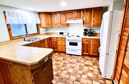 Schroon Lake Apartment | Bubar Barn - screen porch, deck, + parking