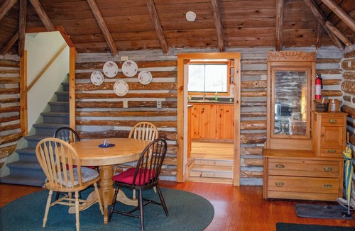 Trent Lakes Cottage | Buckhorn's Angelfire Resort - Log Cabin