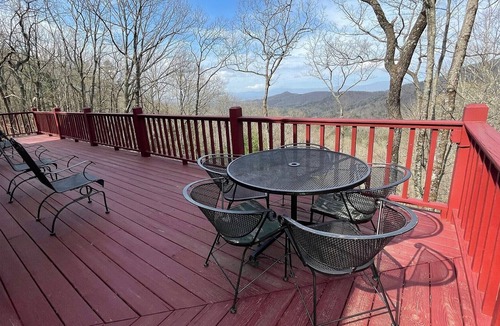 Unaka Ski Chalet | Buddy's Mountain View - mountain views