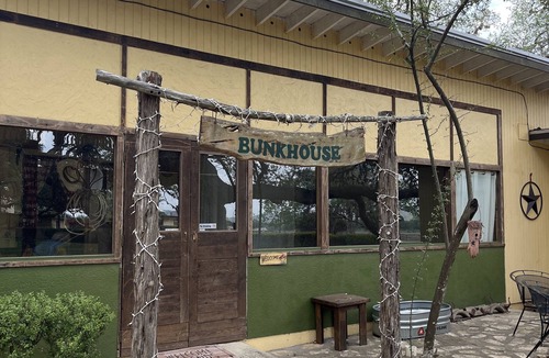 Sabinal House | Bunkhouse with Private Staircase to 6ft Deep Frio River Heavenly Clear Water