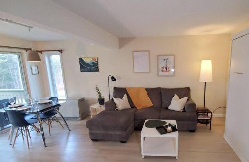 East Burke Apartment | Burke Abode - Trailside Condo with King & Full Beds