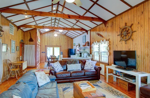 Isle of Palms House | By Boat Only. The Smiley Face House