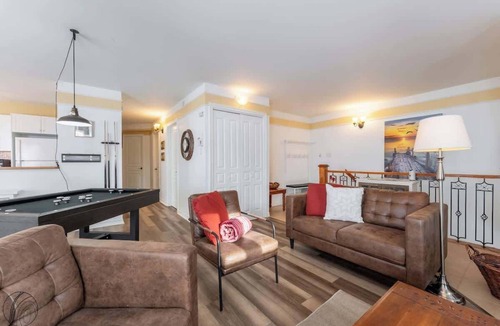 Saint Donat Condo | Condo Lac Archambault | Fireplace | beach access