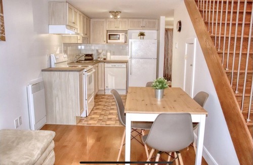 Bellerive House | 16 foot-ceiling LOFT with mezzanine and terrace