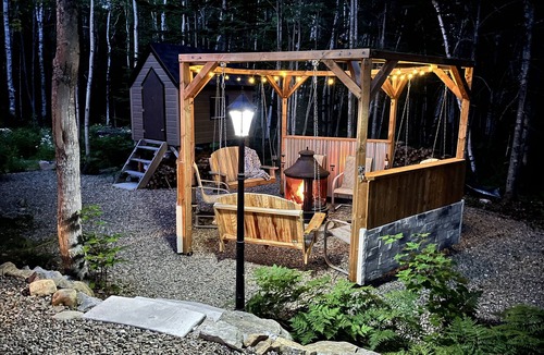 Petite-Riviere-Saint-Francois Ski Chalet | L'Escale de la Martine - Intimacy, SPA and woodland