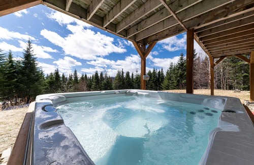 Petite-Riviere-Saint-Francois Ski Chalet | Cardinal du Massif 17: Hot Tub, Views & Terrace