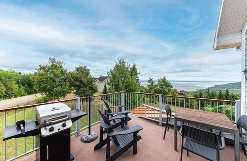 Petite-Riviere-Saint-Francois Condo | Condo 63: Fireplace, Views & Terrace - Top Floor