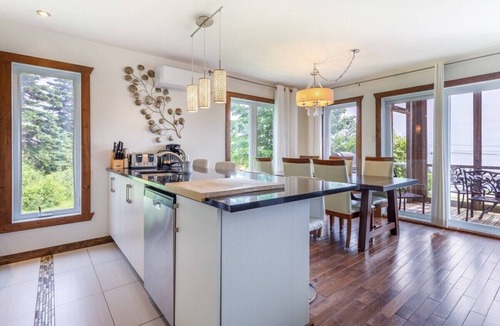 Petite-Riviere-Saint-Francois Condo | 14B Condo: Mountain & River Views, Terrace & BBQ