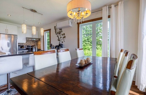 Petite-Riviere-Saint-Francois Condo | 14B Condo: Mountain & River Views, Terrace & BBQ