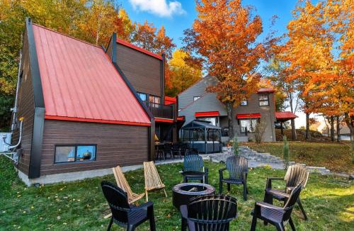 Lac-Etchemin Ski Chalet | Spa & Nature view - Alpenglow