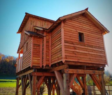 Courchavon House | Cabane romantique avec spa privatif insolite en Alsace