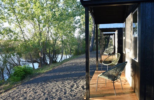 Harvard RV Rental | Cabin 2 | Rural Oasis on Pond with Panoramic Views