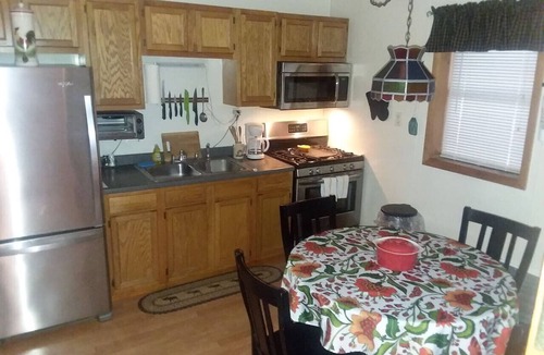 Blue Mountain Lake Apartment | Cabin 2 - Unit 4 at Blue Mountain Rest sleeps 6