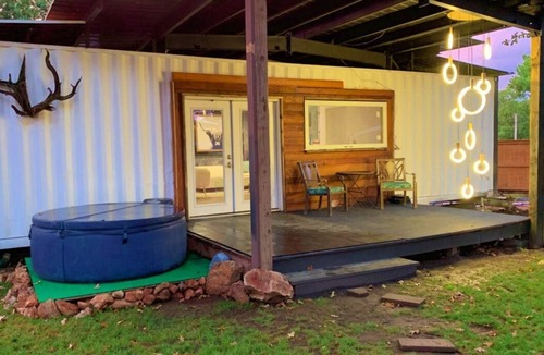 Grove House | Cabin 3: Very first container home at Grand Lake for vacation rental! 2 Bedroom