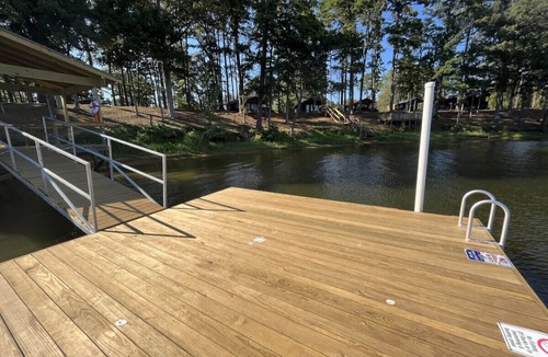 Hemphill House | Cabin 5 Waterfront Cedar Cabin, Deck