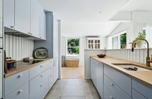 Hornslet House | Cabin by forest and beach in Havhusene