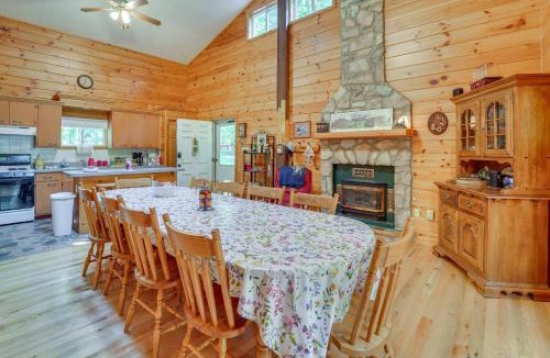 Petersburg House | Cabin Comfort Near PSU! Fire Pit & On-Site Trails