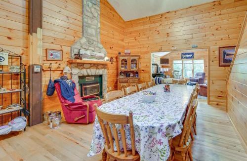 Petersburg House | Cabin Comfort Near PSU! Fire Pit & On-Site Trails
