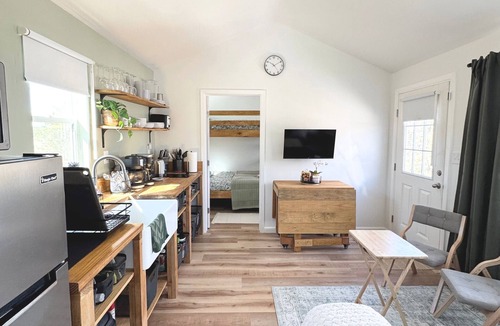 Rochelle Cabin | Cabin Near Brownwood w/Grill, Firepit & Work Desk