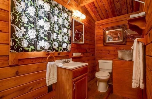 Blanco Cabin | Cabin - The Sunny Daze Cabin is a cozy log cabin located in the Heart of the Texas Hill Country