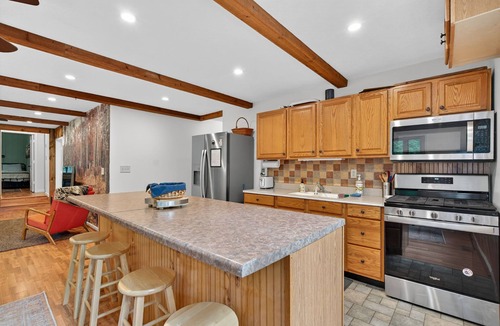 South Fork Ski Chalet | Cabin w/hot tub, deck & fire pit