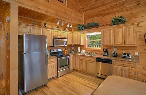 Gatlinburg Cabin | Cabin w/Private Pool-Theater-Mountain View-Game Room