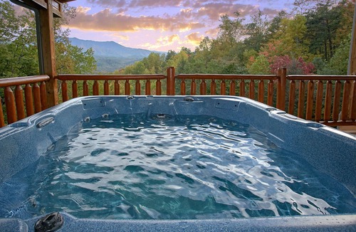 Gatlinburg Cabin | Cabin w/Private Pool-Theater-Mountain View-Game Room