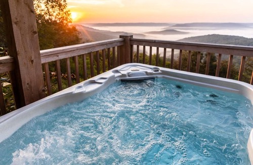 Ponca Condo | Cabin X w/Hot Tub & Beautiful Views