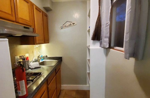 Glenwood Springs Cabin | Cabin21 PETS OK 🐾Rustic Old West Studio+Kitchen